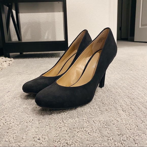 Kelly & Katie Shoes - Black suede heels